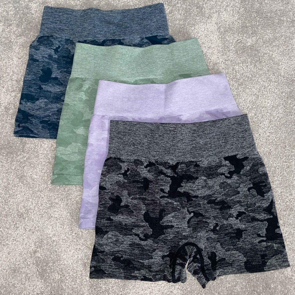 Shein set of 4 workout shorts
